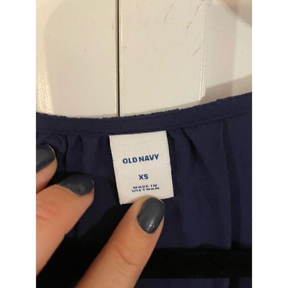 🚨 SALE ‼️ Old navy fit and flair navy dress size xs - Picture 4 of 8